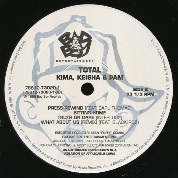 Total : Kima, Keisha & Pam (2xLP, Album)