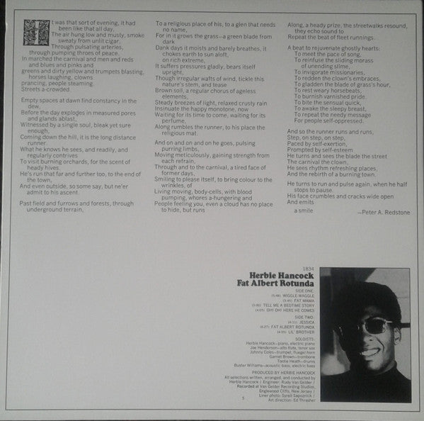 Herbie Hancock : Fat Albert Rotunda (LP, Album, 180)