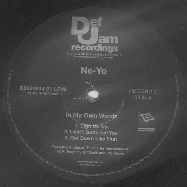 Ne-Yo : In My Own Words (2xLP, Album)