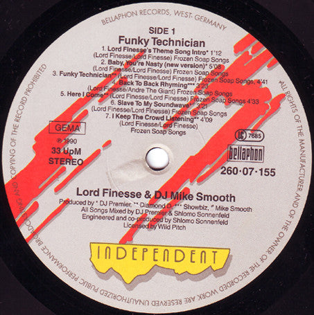Lord Finesse & DJ Mike Smooth : Funky Technician (LP, Album)