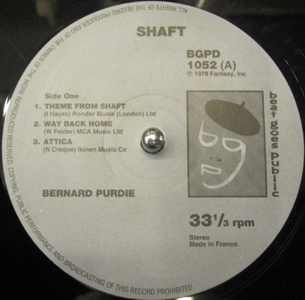 Bernard Purdie : Shaft (LP, Album, RE, Gra)