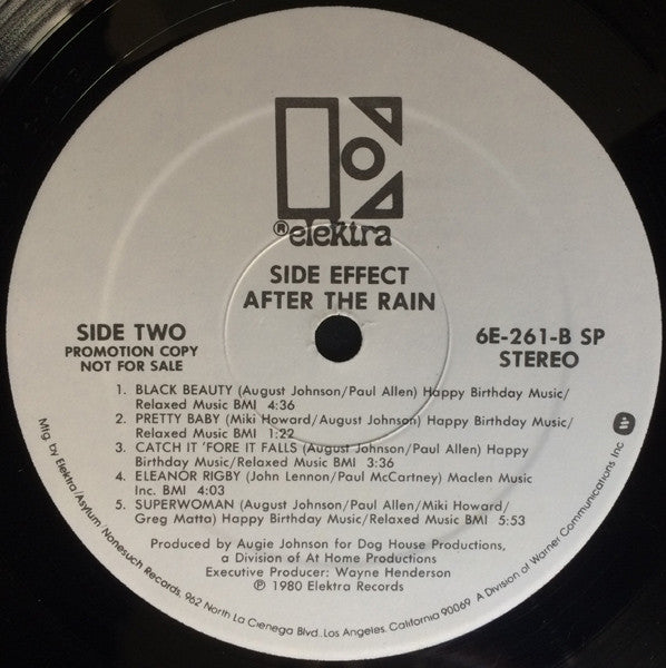 Side Effect : After The Rain (LP, Album, Promo, SP )