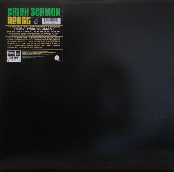 Erick Sermon : React (2xLP, Album)