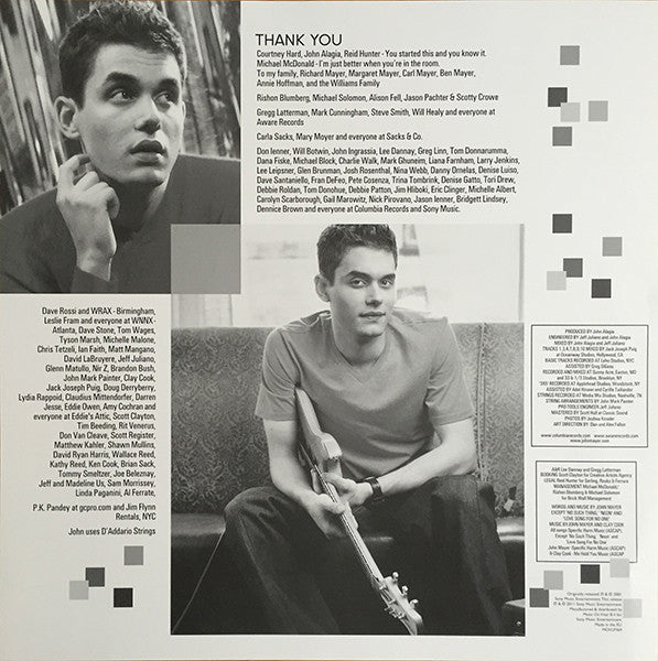 John Mayer : Room For Squares (LP, Album, RE, 180)