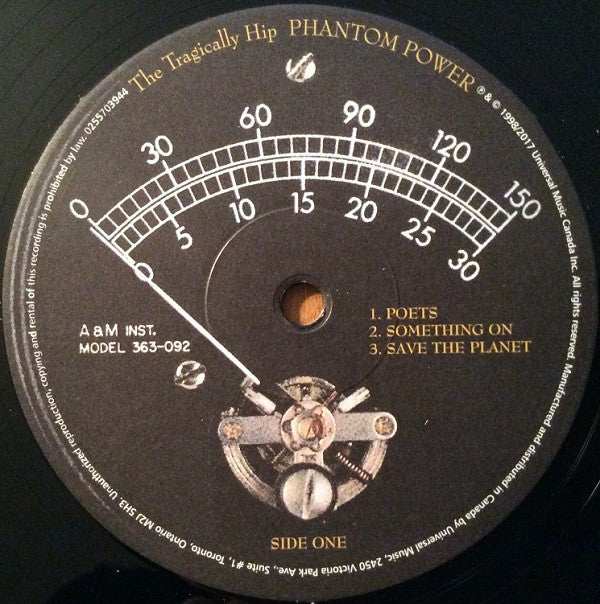 The Tragically Hip : Phantom Power (2xLP, Album, RE, RM)