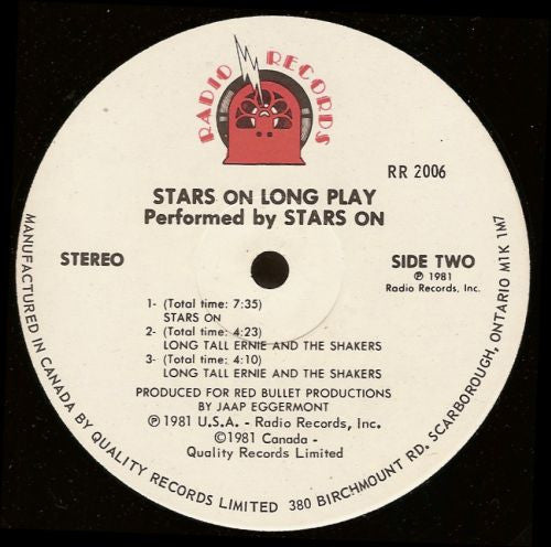 Stars On 45 / Long Tall Ernie And The Shakers : Stars On Long Play (LP, Album, Mixed)