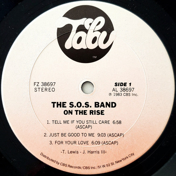 The S.O.S. Band : On The Rise (LP, Album, Pit)