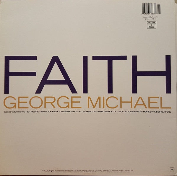 George Michael : Faith (LP, Album, RE)