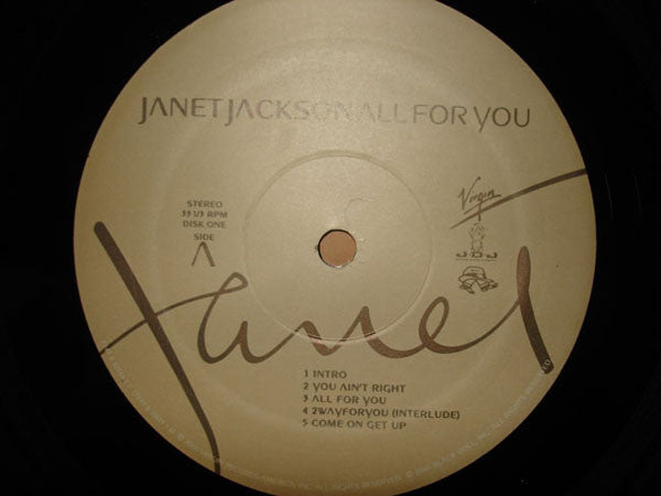 Janet Jackson : All For You (2xLP, Album)