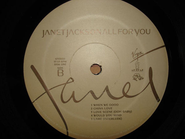 Janet Jackson : All For You (2xLP, Album)