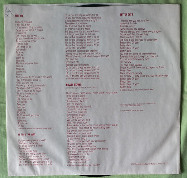 Cameo : Feel Me (LP, Album, 18 )