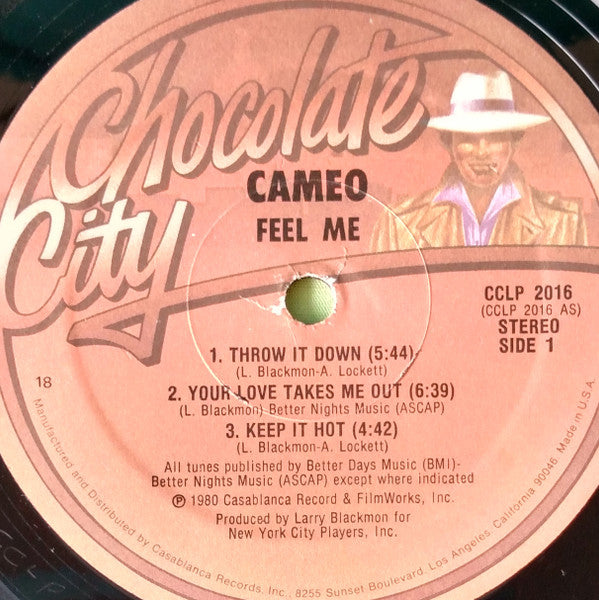 Cameo : Feel Me (LP, Album, 18 )