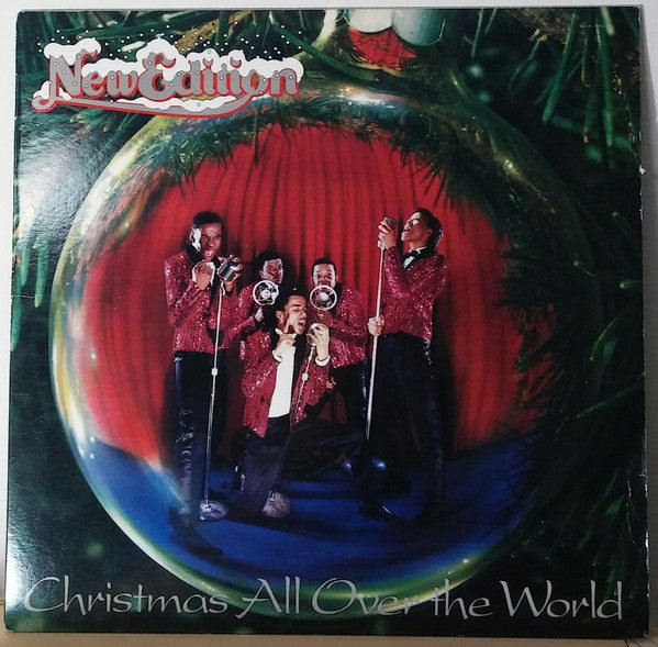 New Edition : Christmas All Over The World (LP, Album, Glo)