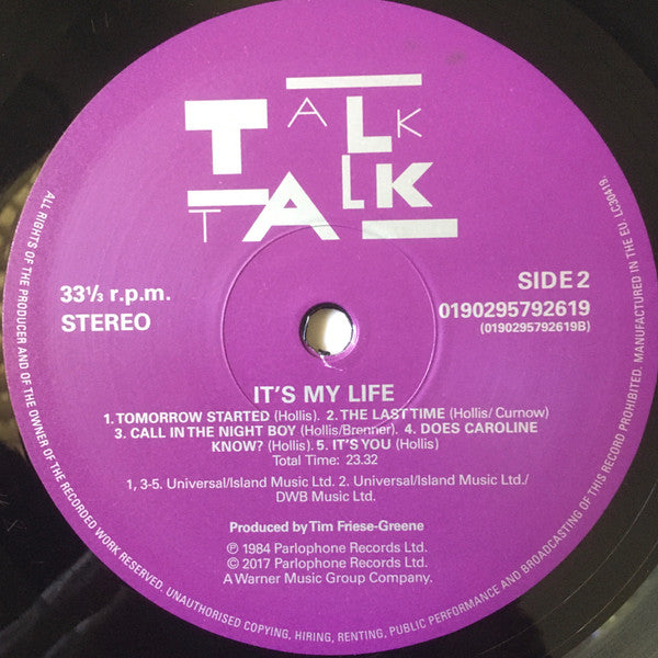 Talk Talk : It's My Life (LP, Album, RE)