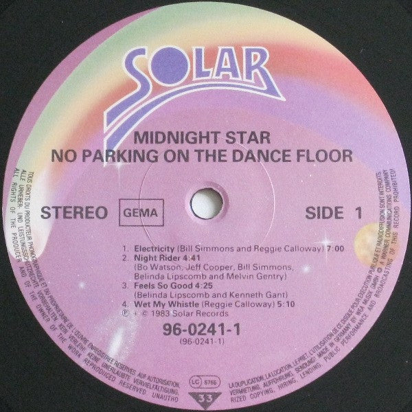 Midnight Star : No Parking On The Dance Floor (LP, Album)