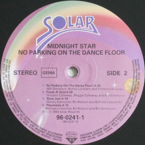 Midnight Star : No Parking On The Dance Floor (LP, Album)