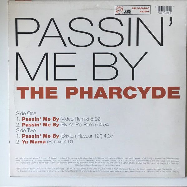 The Pharcyde : Passin' Me By (12")