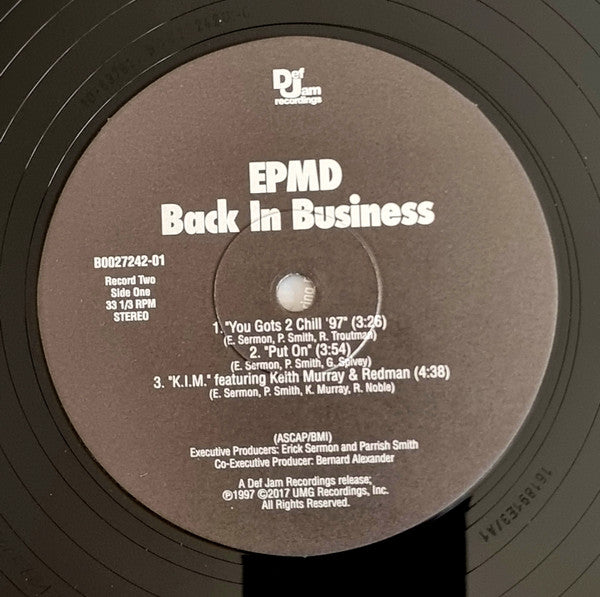 EPMD : Back In Business (2xLP, Album, RE)