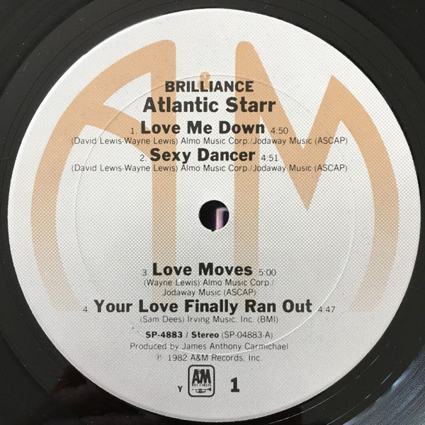 Atlantic Starr : Brilliance (LP, Album, Ter)