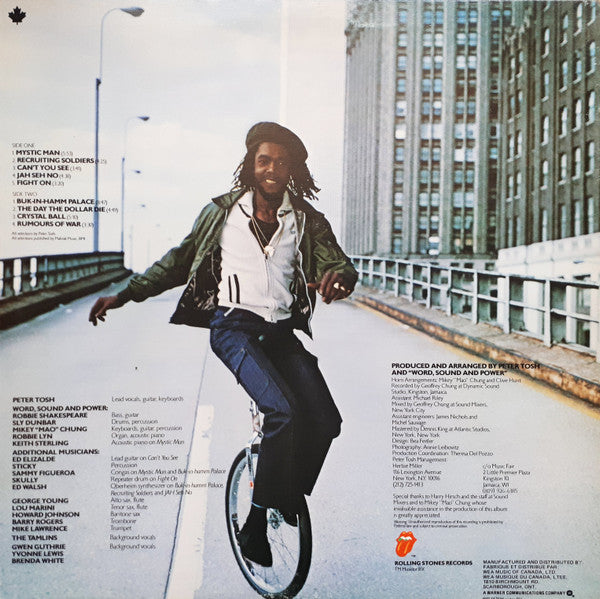 Peter Tosh : Mystic Man (LP, Album)