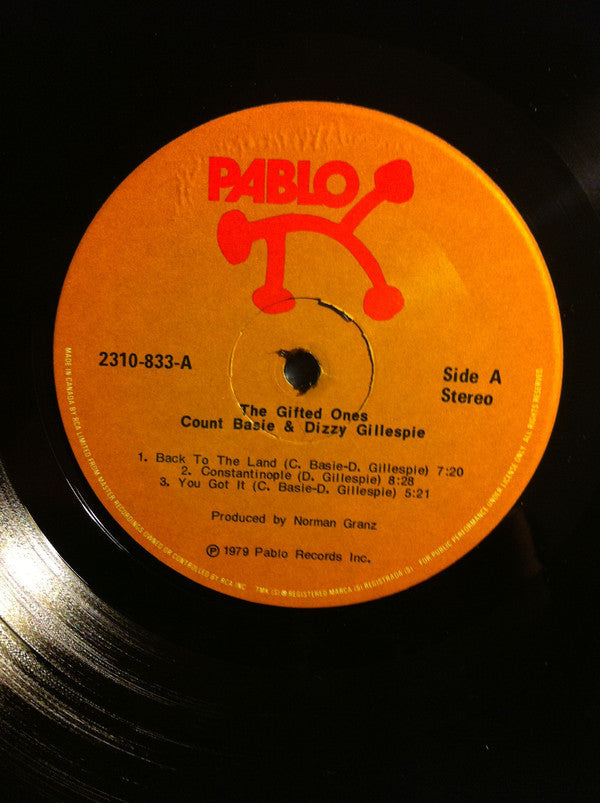 Count Basie & Dizzy Gillespie : The Gifted Ones (LP, Album, Gat)