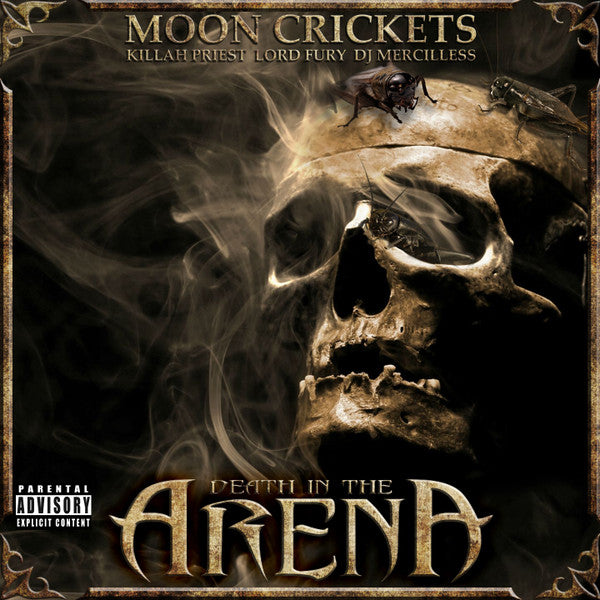 Moon Crickets (2) : Death In The Arena (2xLP, Album, Ltd, Num, Bro)