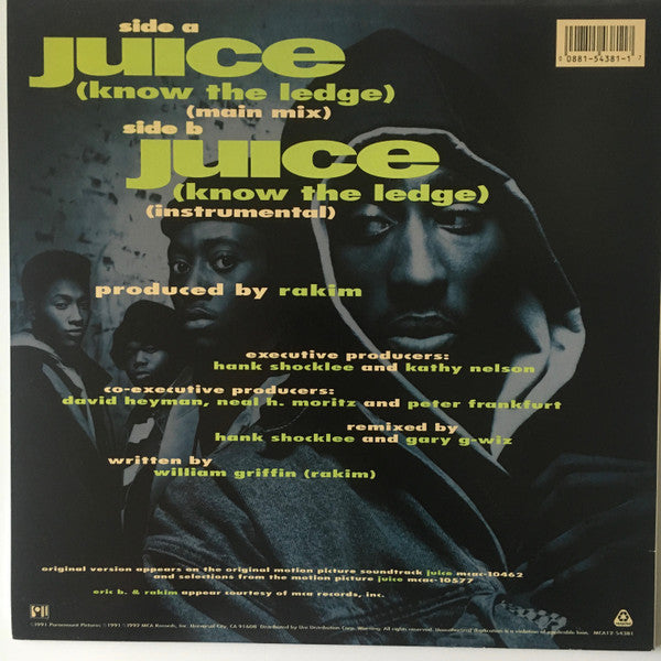 Eric B. & Rakim : Juice (Know The Ledge) (12", Single)