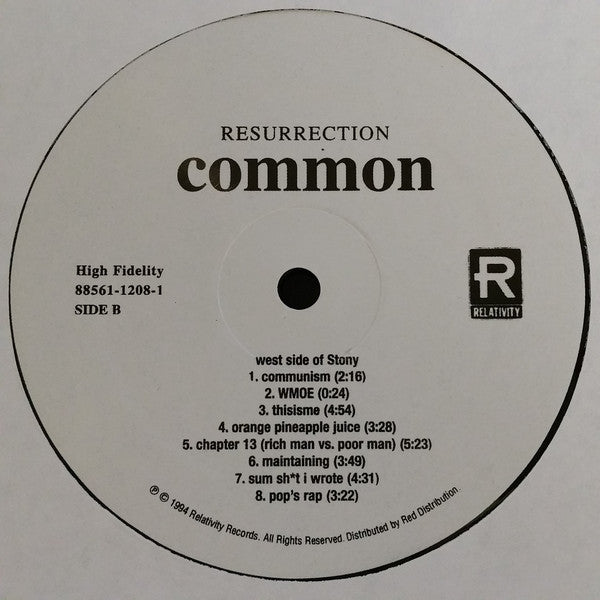 Common : Resurrection (LP, Album, RE)