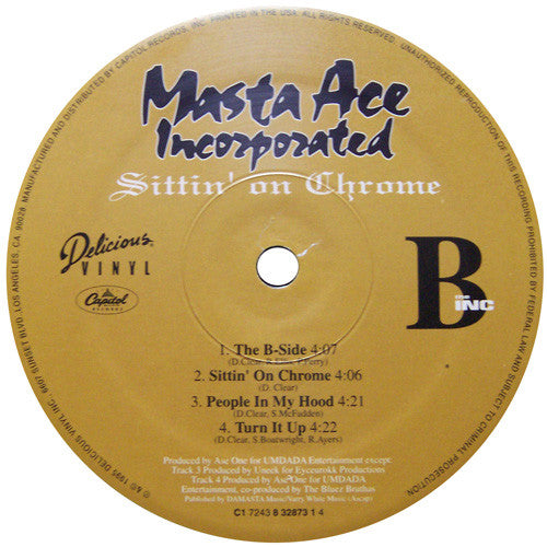Masta Ace Incorporated : Sittin' On Chrome (2xLP, Album, Gat)