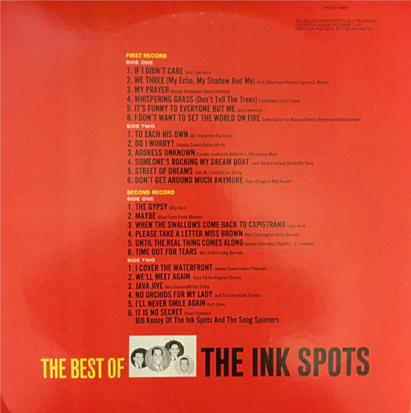 The Ink Spots : The Best Of The Ink Spots (2xLP, Comp, Dlx, Gat)