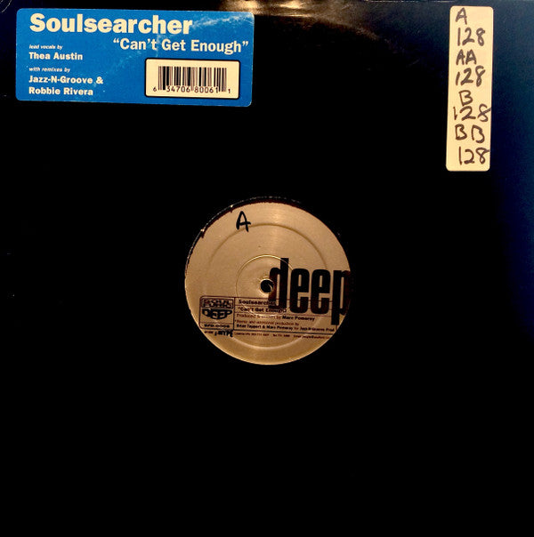 Soulsearcher : Can't  Get Enough (2x12")