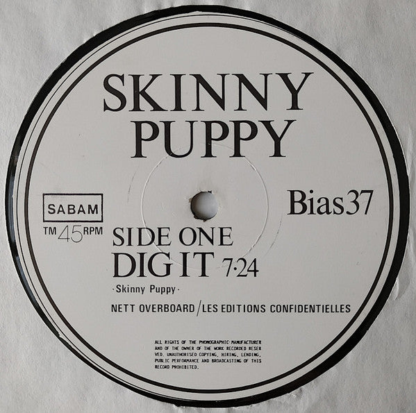 Skinny Puppy : Dig It (12", Single)