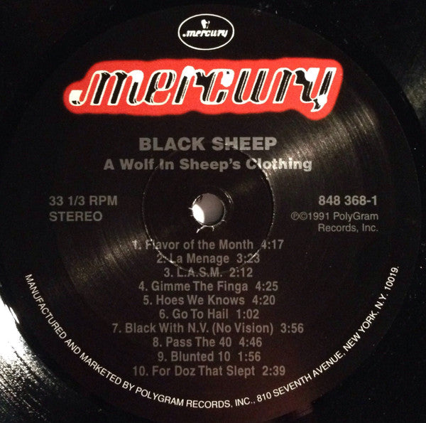 Black Sheep : A Wolf In Sheep's Clothing (LP, Album, RE)
