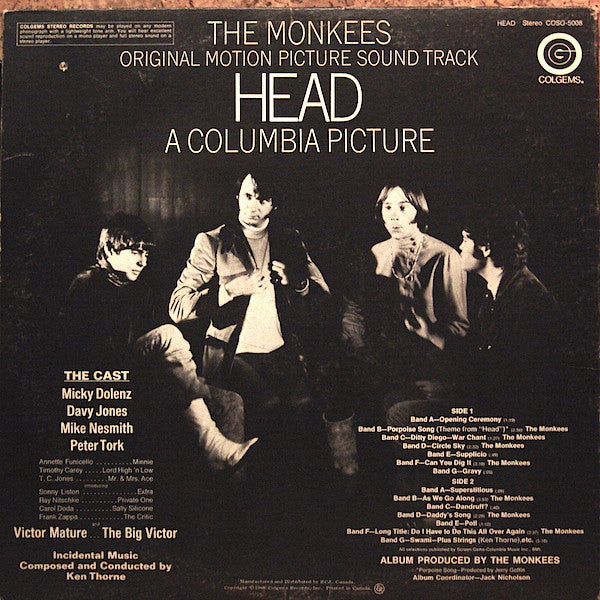 The Monkees : Head (LP, Album)
