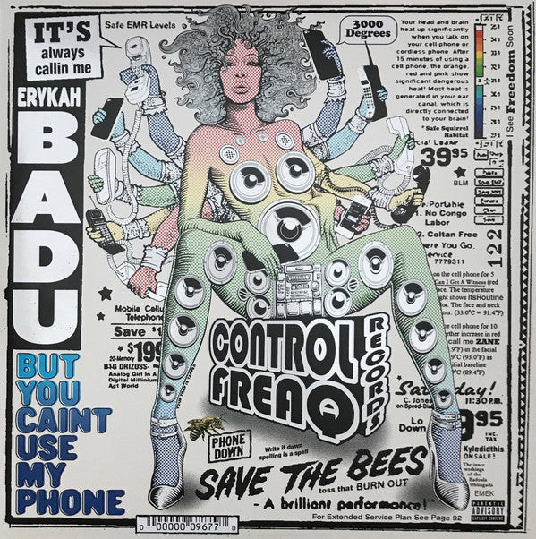 Erykah Badu : But You Caint Use My Phone (LP, Club, Mixtape, RE, Cle)