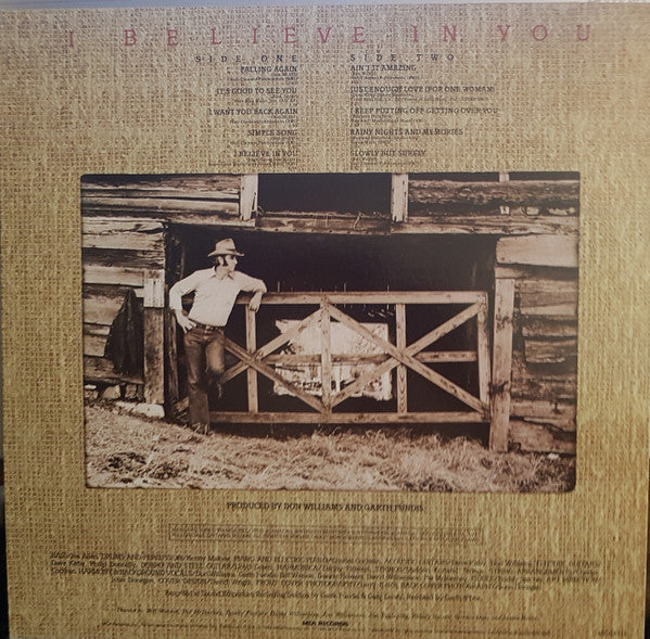 Don Williams (2) : I Believe In You (LP, Album)