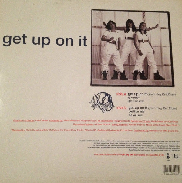 Keith Sweat Featuring Kut Klose : Get Up On It (12", SRC)
