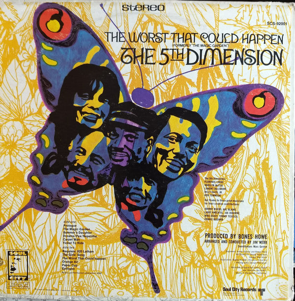 The Fifth Dimension : The Worst That Could Happen (Formerly "The Magic Garden") (LP, Album)