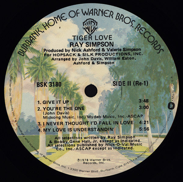 Ray Simpson : Tiger Love (LP, Album)