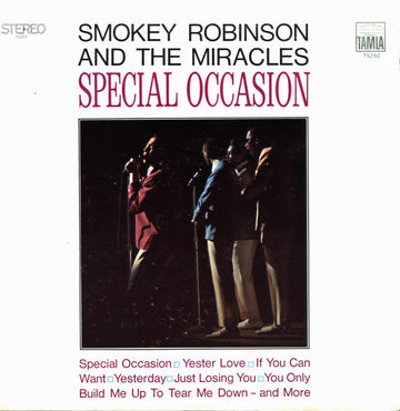 Smokey Robinson And The Miracles : Special Occasion (LP, Album)