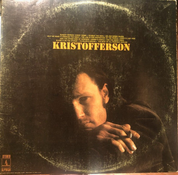 Kris Kristofferson : Kristofferson (LP, Album, RP, Apr)