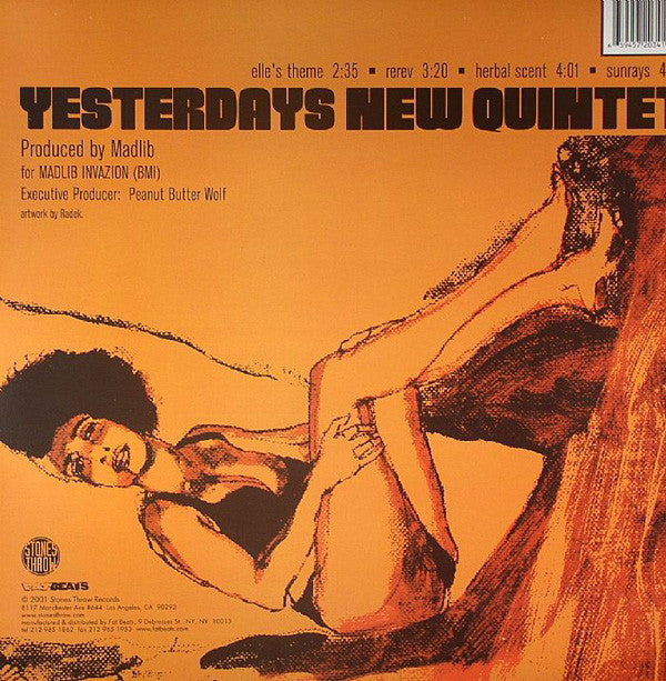 Yesterdays New Quintet : Elle's Theme (12", EP)
