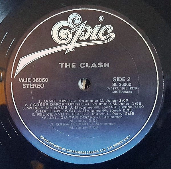 The Clash : The Clash (LP, Album, RE)