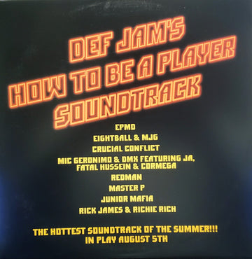 Various : Def Jam's How To Be A Player Soundtrack (2xLP, Comp, Promo, Gat)