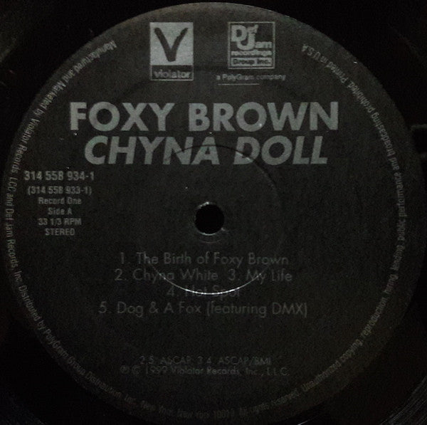 Foxy Brown : Chyna Doll (2xLP, Album)