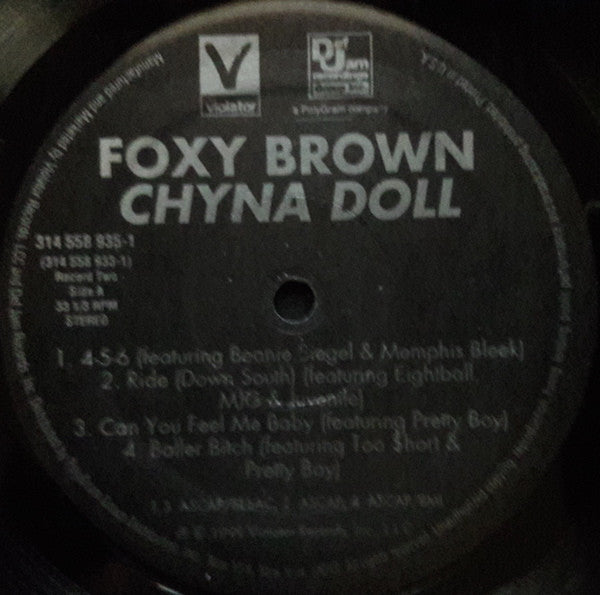 Foxy Brown : Chyna Doll (2xLP, Album)