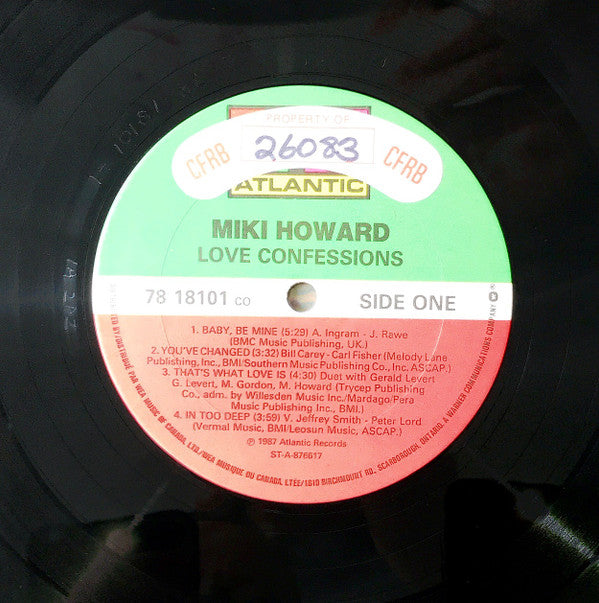Miki Howard : Love Confessions (LP, Album)
