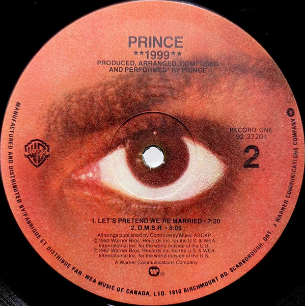 Prince : 1999 (2xLP, Album)