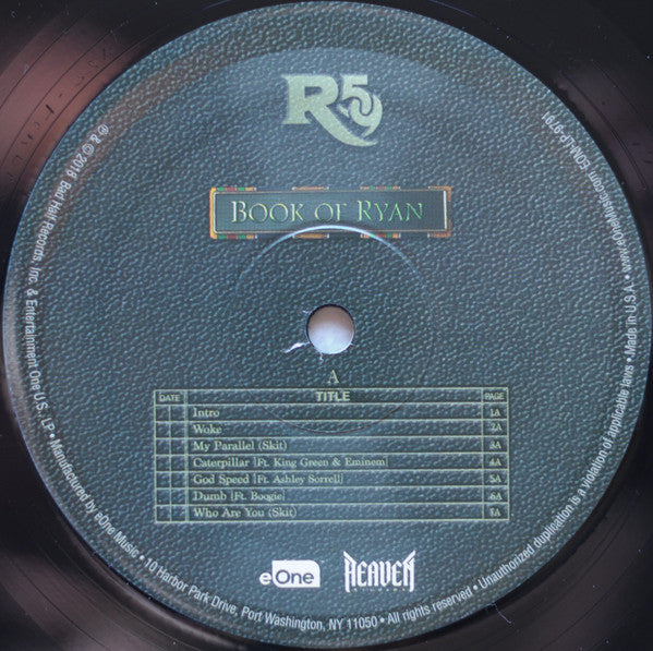 Royce Da 5'9" : Book Of Ryan (2xLP, Album)