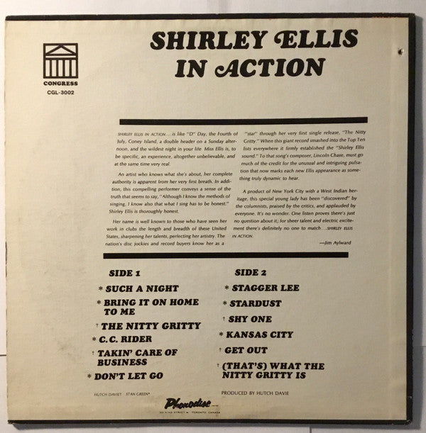 Shirley Ellis : In Action (LP, Album)